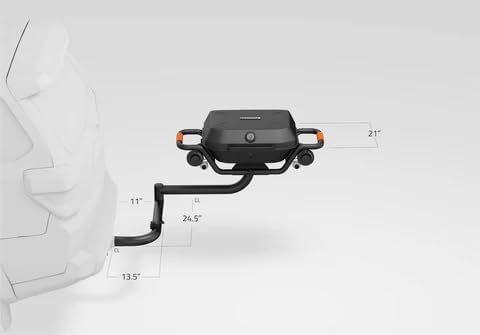 HitchFire Forge 20 Trailer Hitch Grill, Portable Grill Camping Grill, Portable Gas Grill BBQ, Small Grill for Camping Grills, Small Gas Grill Portable Grill Propane Grill, Tailgating Grill RV Grills