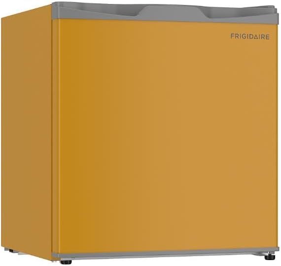 Frigidaire EFR115-ORANGE 1.6 Cu Ft Compact Fridge for Office, Dorm Room, Mancave or RV, Orange