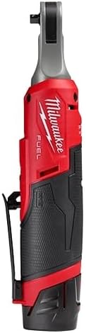Milwaukee 2566-22 M12 FUEL Brushless Lithium-Ion 1/4 in. Cordless High Speed Ratchet Kit with 2 Batteries (2 Ah)