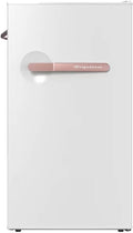 Frigidaire Refrigerator-Retro Mini Fridge Energy Saving-Adjustable Thermostat Control- Ideal for Dorm, Office, RV, Garage, Apartment 3.1 Cu Ft, SOFT ROSEGOLD