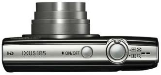 Canon IXUS 185/Elph 180 Black Digital Compact Camera