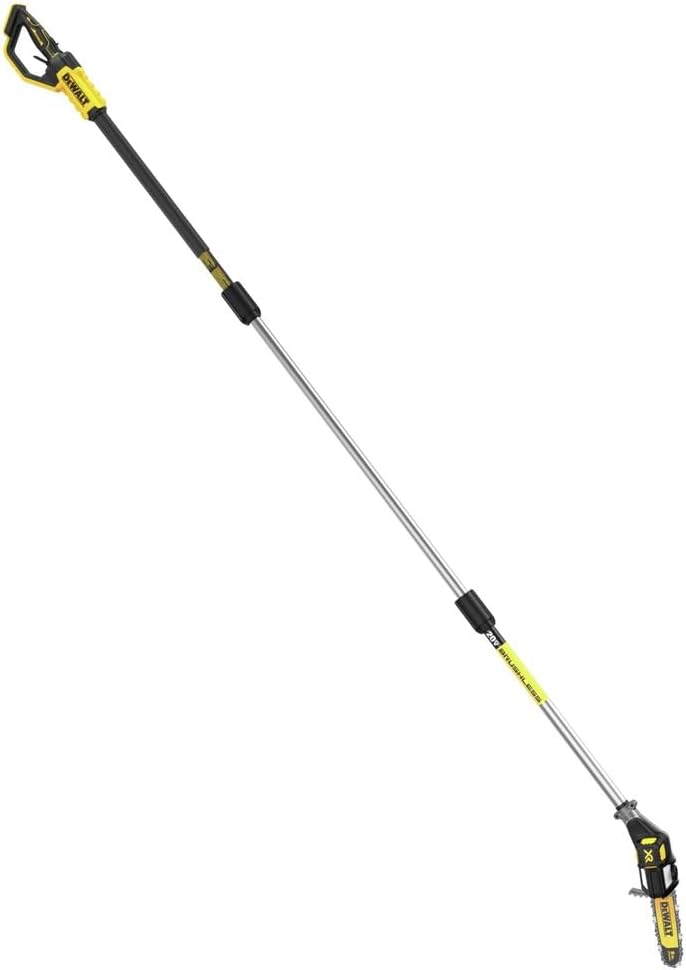 Dewalt DCPS620BDCB240C-BNDL 20V MAX XR Brushless Lithium-Ion Cordless Pole Saw and 20V MAX 4 Ah Lithium-Ion Battery and Charger Starter Kit Bundle