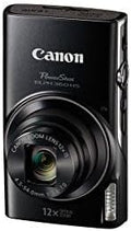 Canon PowerShot ELPH 360 HS with 12x Optical Zoom and Built-in Wi-Fi(Black)