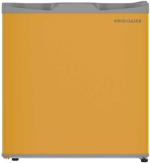 Frigidaire EFR115-ORANGE 1.6 Cu Ft Compact Fridge for Office, Dorm Room, Mancave or RV, Orange