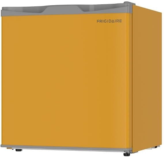 Frigidaire EFR115-ORANGE 1.6 Cu Ft Compact Fridge for Office, Dorm Room, Mancave or RV, Orange