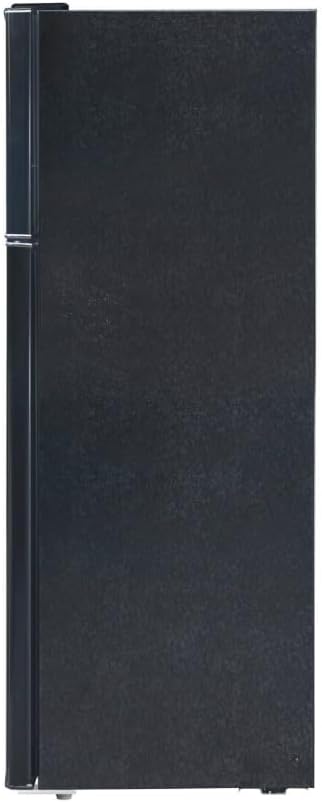 HAMILTON BEACH 2 Door Apartment Size Refrigerator with Freezer, 7.5 cu. ft, Retro Black