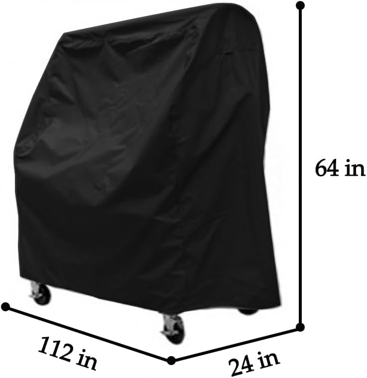 Santa Maria Grill XL Cover for Argentine Santa Maria Wood Fire Charcoal Steel BBQ Grill Waterproof Heavy Duty Cover 24' D x 112' W x 64' H