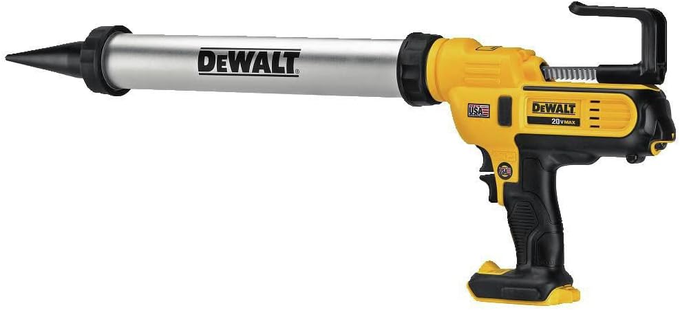 DEWALT 20V MAX* Cordless Caulking Gun, Sausage Pack, 300-600ml, Tool Only (DCE580B)