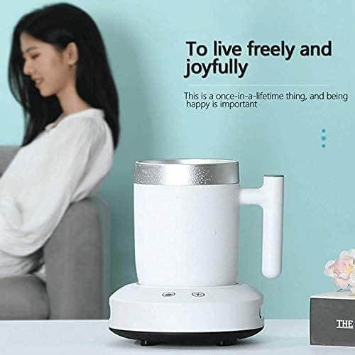 Electric Cooler Coffee Warmer and Cooler - 2 in 1 Beverage Warmer and Drink Cooler with Mug Fast Cooling and Fast Heating Constant Temperature Heating and Cooling Cup for Office Desk Use