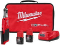 Milwaukee 2566-22 M12 FUEL Brushless Lithium-Ion 1/4 in. Cordless High Speed Ratchet Kit with 2 Batteries (2 Ah)