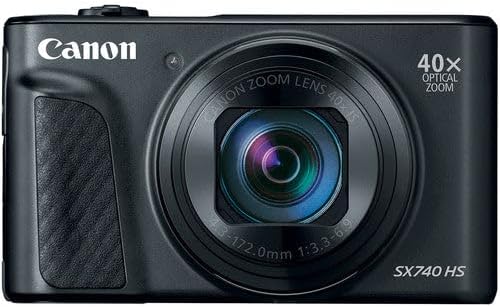 Canon PowerShot SX740 HS Digital Camera (Black) (Renewed)