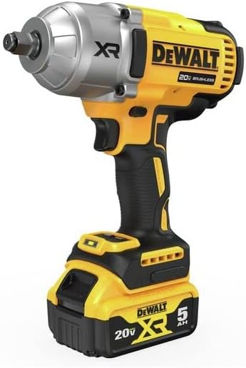 DEWALT 20V MAX XR 1/2 in. High Torque Impact Wrench with Hog Ring Anvil Kit (DCF900P2)