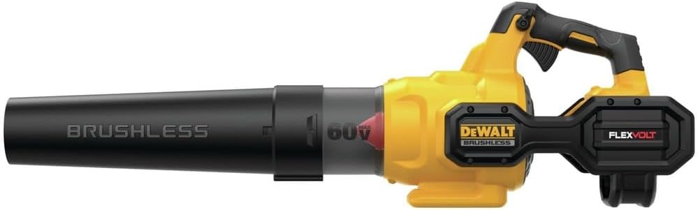 DEWALT 60V MAX* FLEXVOLT Leaf Blower, Cordless, Handheld, 125-MPH, 600-CFM, Tool Only (DCBL772B)