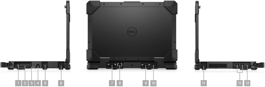 Dell Latitude Rugged Extreme 7330 Laptop (2022) Touch | 13.3' 1920x1080 FHD | Core i5-1145G7-256GB SSD Hard Drive - 16GB RAM | 4 cores @ 4.4 GHz Win 11 Pro Black