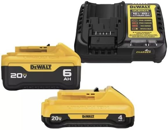 DeWalt DCB246CK 20-Volt Max Lithium-Ion Battery Compact Starter Kit
