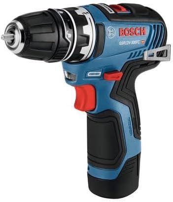 Bosch GSR12V-300FCB22 12V Max Drill/Driver with 5-In-1 Flexiclick® System with (2) 2.0 Ah Batteries