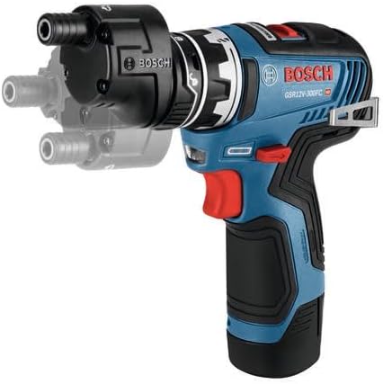 Bosch GSR12V-300FCB22 12V Max Drill/Driver with 5-In-1 Flexiclick® System with (2) 2.0 Ah Batteries