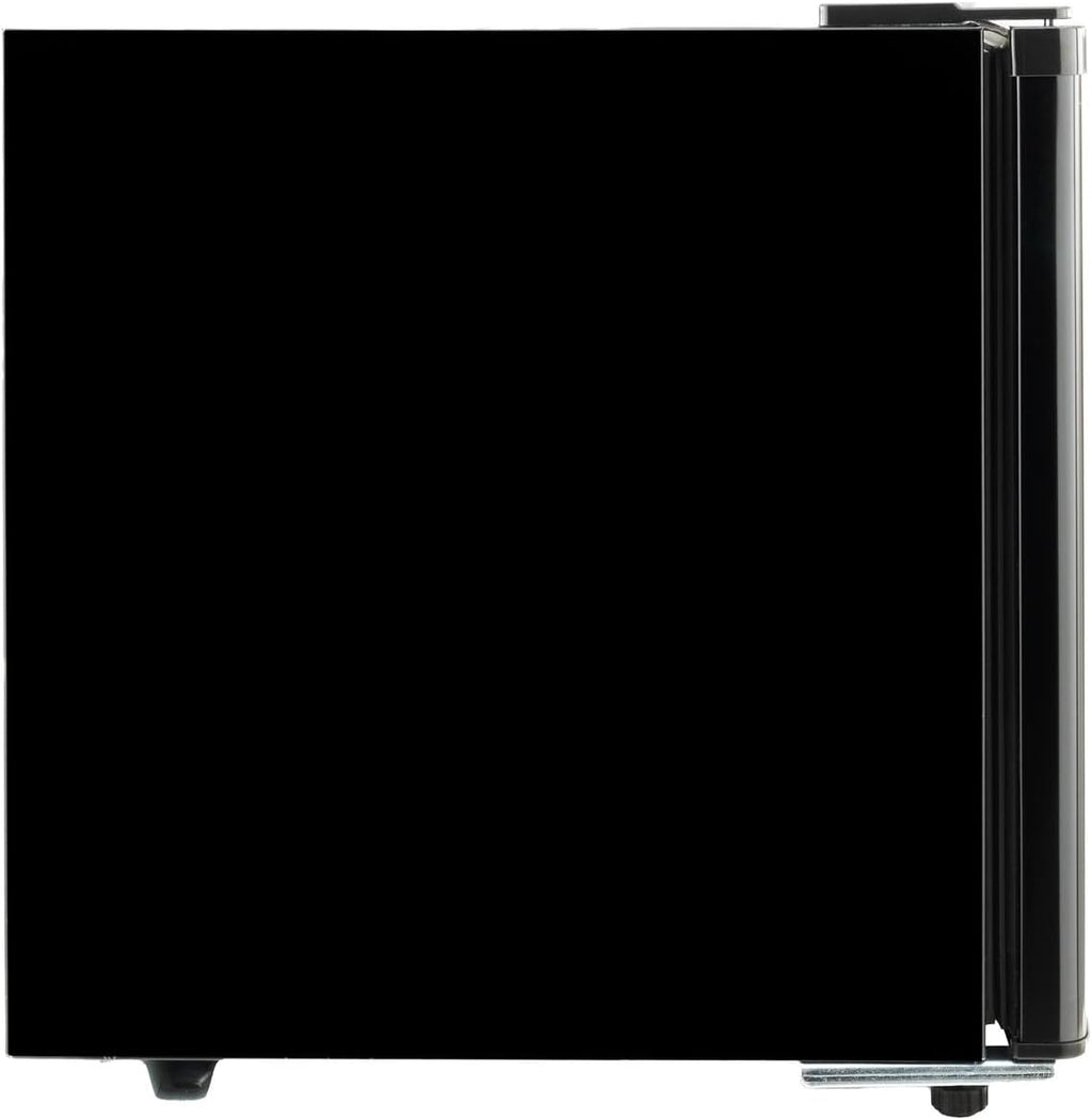 RecPro 1.7 Cu Ft 12V RV Refrigerator | Compact Fridge with Reversible Door, 2L Bottle Door Storage, 7 Temp Settings | Eco-Friendly R600A, Leveling Feet, Wire Shelf | 19.5'H x 17.5'W x 19.8'D