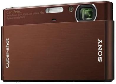 Sony Cybershot DSC-T77 10MP Digital Camera with 4x Optical Zoom with Super Steady Shot Image Stabilization (Brown)