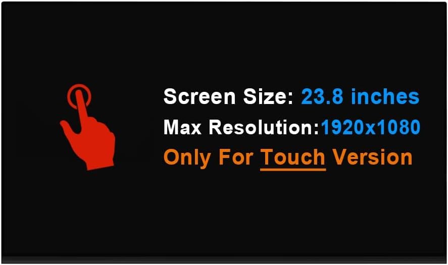 Replacement for Dell Inspiron 5490 All in One Touch LCD Screen +Touch Glass Assembly 23.8' FHD New