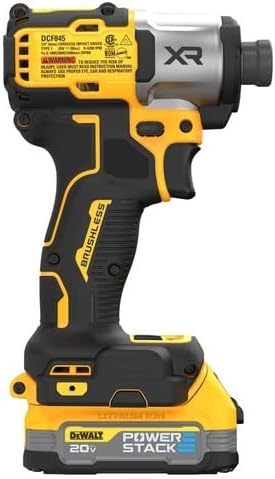 DEWALT 20V MAX Impact Driver, Cordless, 3-Speed, Battery and Charger Included (DCF845D1E1)