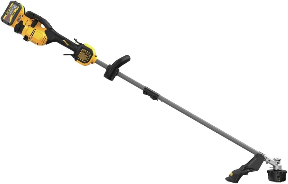 Dewalt DCST972X1DWOAS4ED-BNDL 60V MAX Brushless Lithium-Ion 17 in. Cordless String Trimmer Kit (9 Ah) and Universal Edger Attachment Bundle