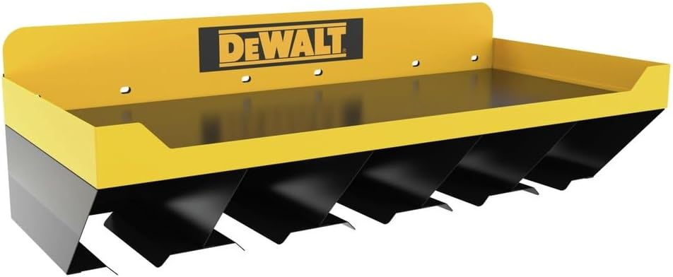 DEWALT Tool Organizer, Power Tool Storage Shelf, Hold up to 5 Tools, 100lb Capacity, DEWALT Workshop Storage System Compatible (DWST82822)