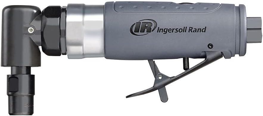 Ingersoll Rand 302BK Angle Air Die Grinder 2' & 3' Pad Kit, 20,000 RPM, 0.33 HP, 1/4' Collet, Rear Exhaust