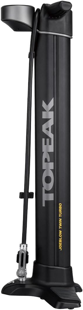 Topeak Joe Blow Twin Turbo High Pressure Bicycle Floor Pump