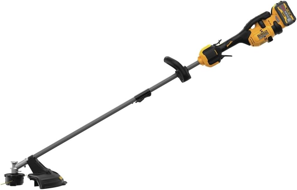 Dewalt DCST972X1DWOAS4ED-BNDL 60V MAX Brushless Lithium-Ion 17 in. Cordless String Trimmer Kit (9 Ah) and Universal Edger Attachment Bundle
