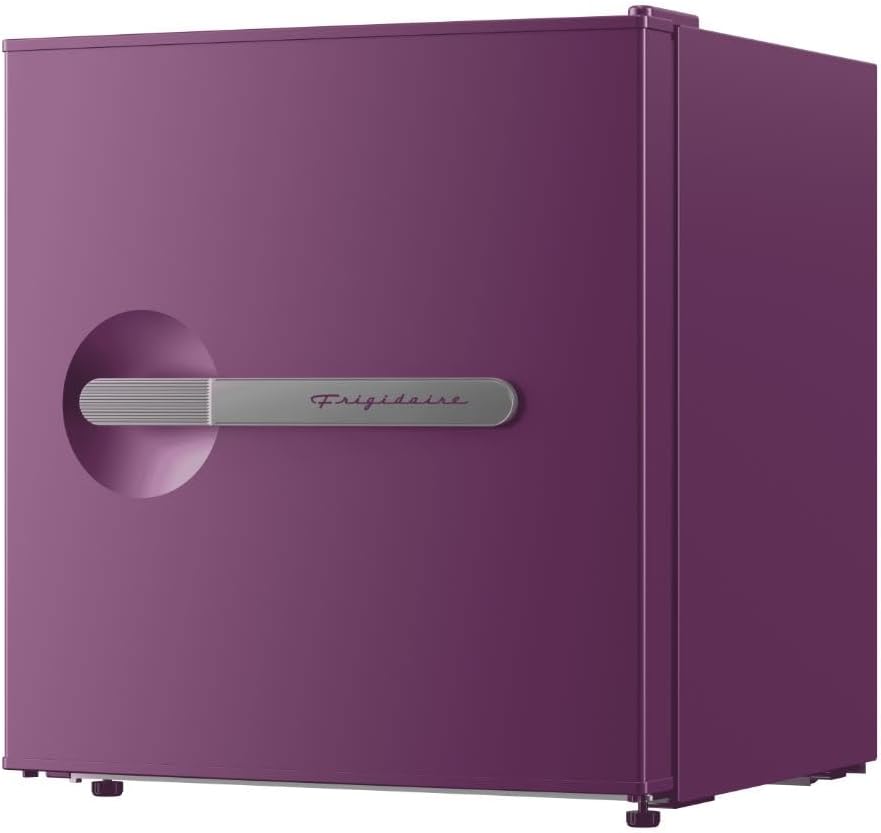 Frigidaire, 1.6 Cu. Ft. Retro Series Compact Refrigerator, Built-In Side Bottle Opener, Purple