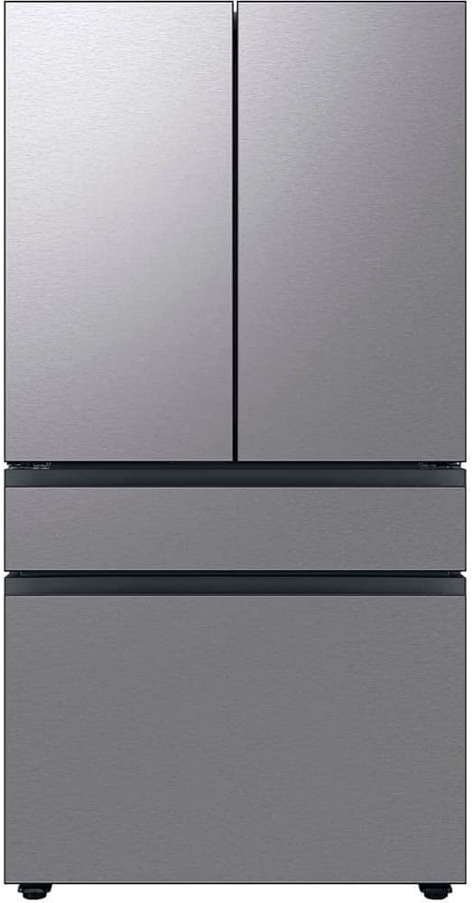 Samsung 29 Cu. Ft. Bespoke 4-Door French Door Refrigerator with Beverage Center, Stainless Steel, RF29BB8600QLAA