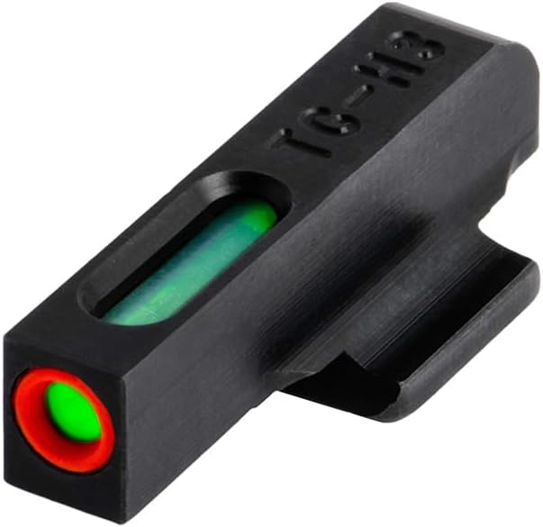 Truglo TFX PRO Handgun Sight, Glowing Shock Proof Tritium and Fiber Optic Night Sight for Handguns, Compact, Durable, and Snag Free Sight