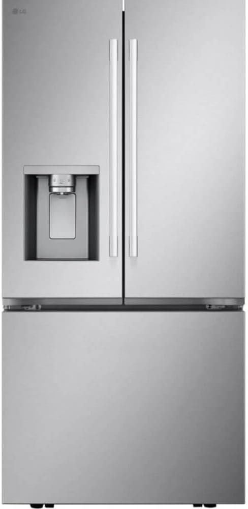 LG LF25H6330S 24.5 cu ft French Door Refrigerator – External Water & Ice Dispenser, White