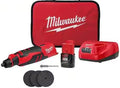 Milwaukee Electric - M12TRADE BRUSHLESS Rotary Tool KIT