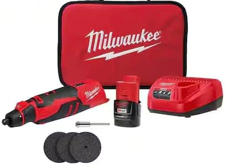 Milwaukee Electric - M12TRADE BRUSHLESS Rotary Tool KIT