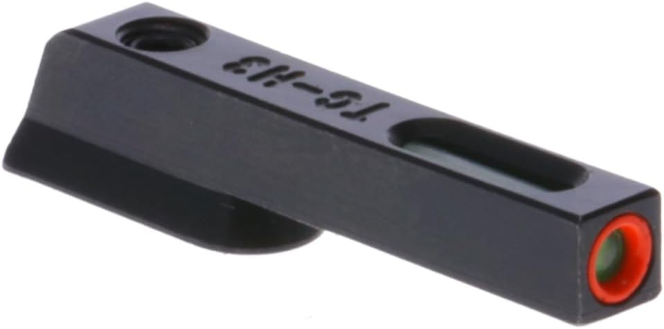 Truglo TFX PRO Handgun Sight, Glowing Shock Proof Tritium and Fiber Optic Night Sight for Handguns, Compact, Durable, and Snag Free Sight