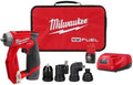 Milwaukee 2505-22 M12 Fuel Installation Drill/Driver Kit, Compact, Forward/Reverse Switch, Keyless Chuck, LED Light, Variable Speed
