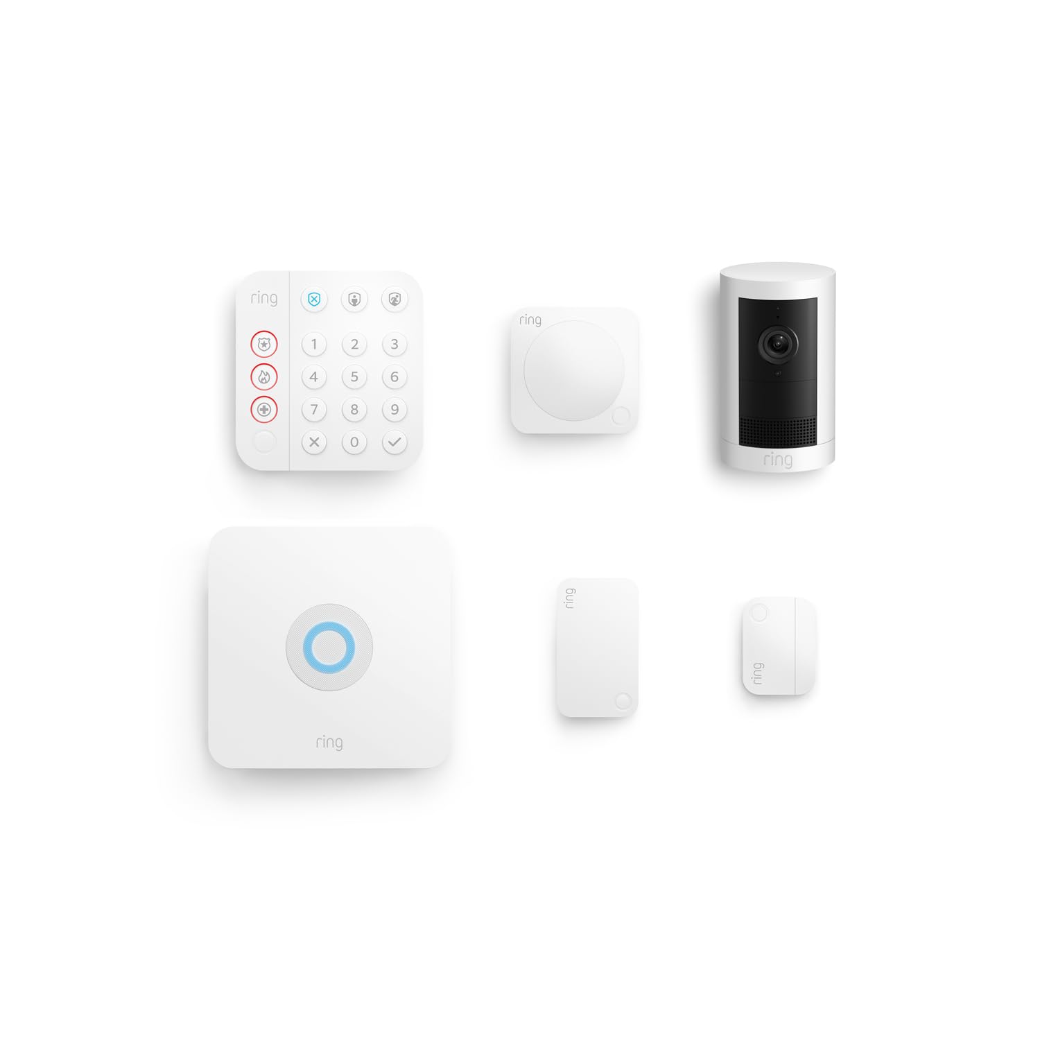 Ring Alarm 5-Piece Kit with Ring Outdoor Cam Plus, Battery