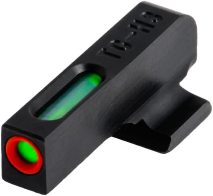 Truglo TFX PRO Handgun Sight, Glowing Shock Proof Tritium and Fiber Optic Night Sight for Handguns, Compact, Durable, and Snag Free Sight