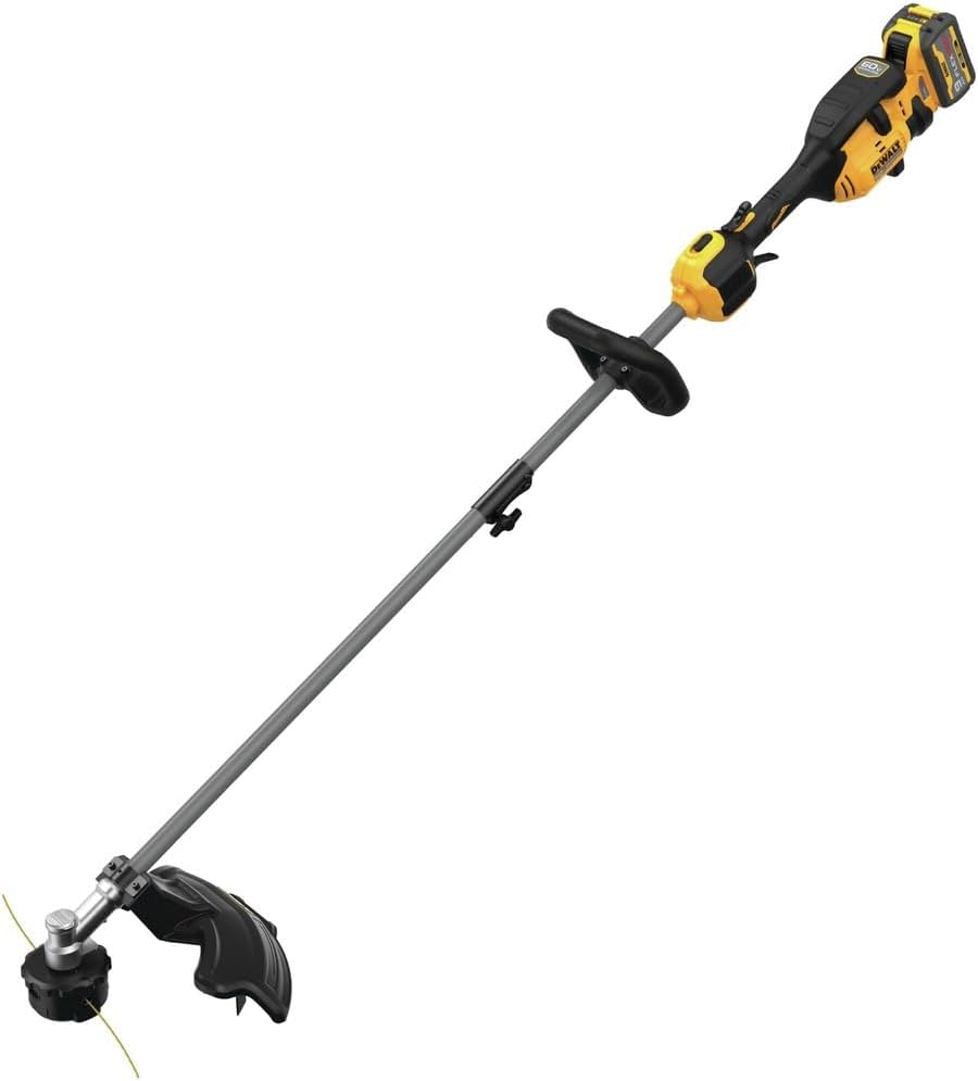 Dewalt DCST972X1DWOAS7BL-BNDL 60V MAX Brushless Lithium-Ion 17 in. Cordless String Trimmer Kit (9 Ah) and Universal Blower Attachment Bundle
