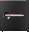 Frigidaire BLACK-ROSEGOLD Retro Mini Refrigerator-Energy Saving-Adjustable Thermostat Control-Side Mounted Bottle Opener-Ideal for Dorm, Office, RV, Garage, Apartment 1.6 Cubic Feet