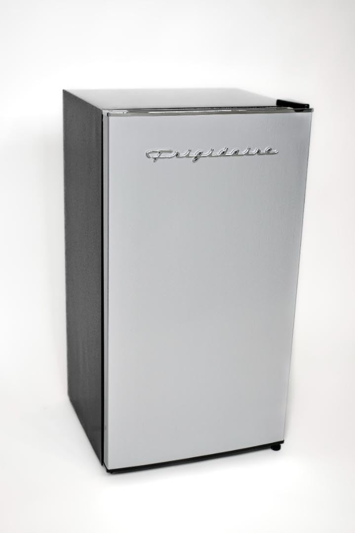Frigidaire EFR323 3.2 cu ft Compact Fridge, Mini Refrigerator, Stainless Steel, Platinum Series