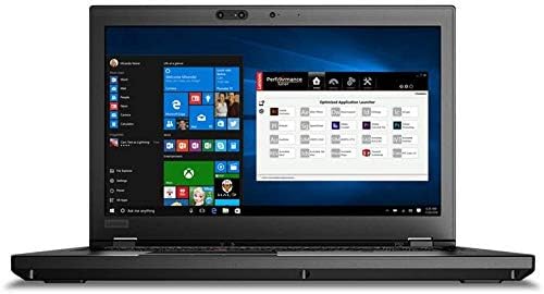 Lenovo ThinkPad P52 15.6' FHD, Core i7-8850H 2.6GHz, 32GB RAM, 512GB Solid State Drive, Windows 11 Pro 64Bit, CAM, NVIDIA Quadro P1000 4GB (Renewed)
