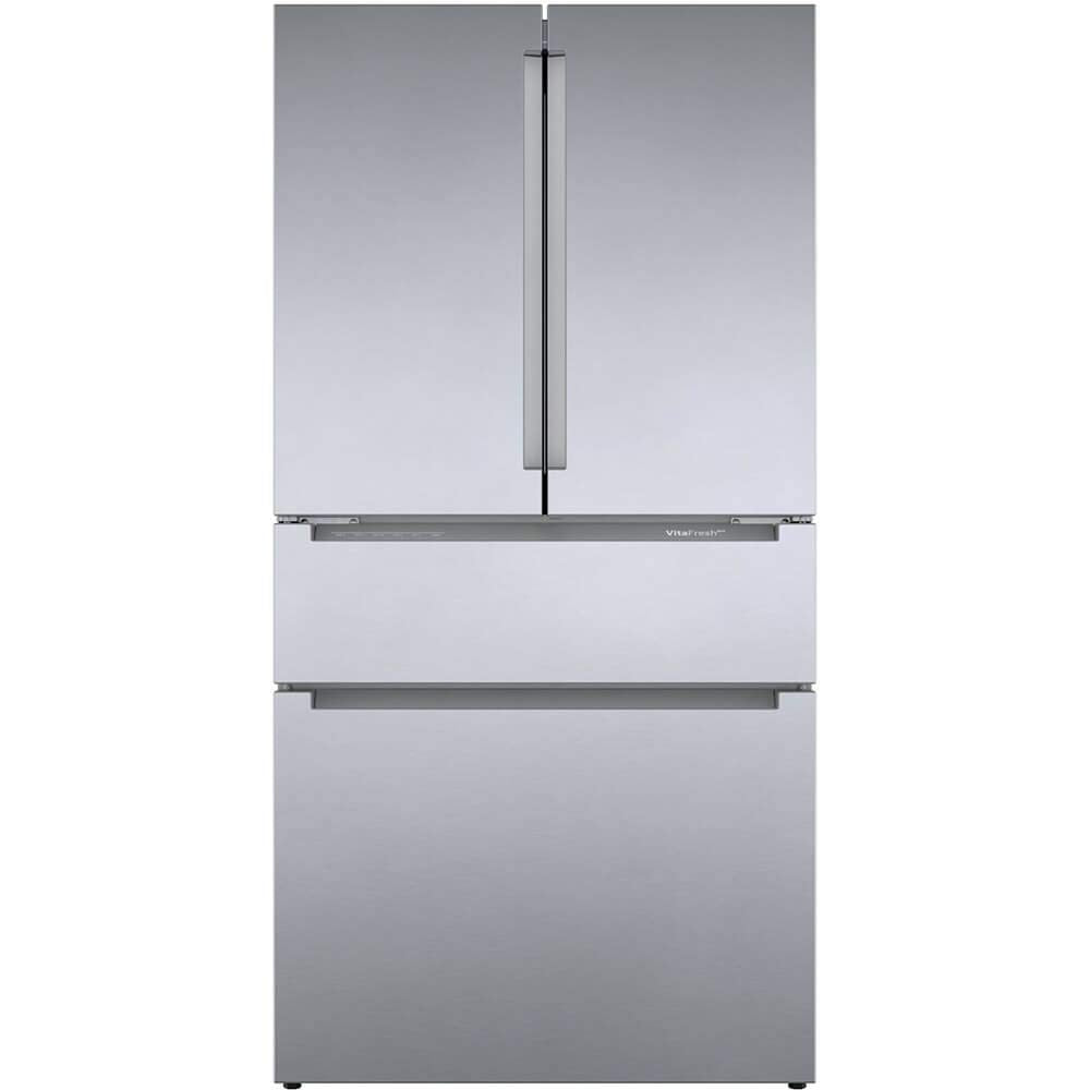 800 Series 36 in. 21 cu. ft. Smart Counter Depth French Door Recessed Handle Refrigerator Stainless Steel, Ice and Water