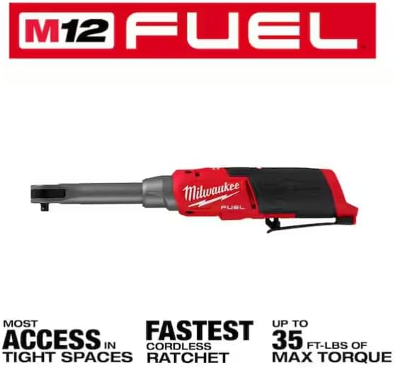 Milwaukee 2560-20 M12 FUEL 3/8' Extended Ratchet (Bare Tool)