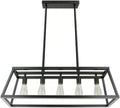 Feit Electric Katalyst 60-Watt 5-Light Matte Black Modern Adjustable CCT and 3-Light Modes Integrated LED Chandelier Light CHD345CCTNLBK