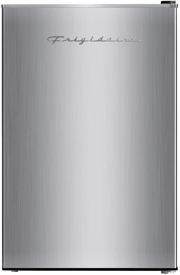 Frigidaire EFR323 3.2 cu ft Compact Fridge, Mini Refrigerator, Stainless Steel, Platinum Series