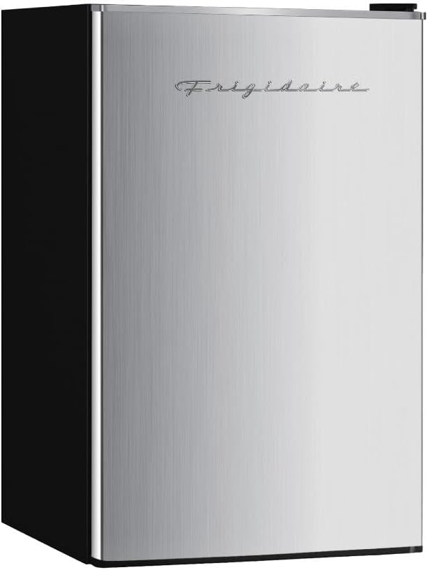 Frigidaire EFR323 3.2 cu ft Compact Fridge, Mini Refrigerator, Stainless Steel, Platinum Series