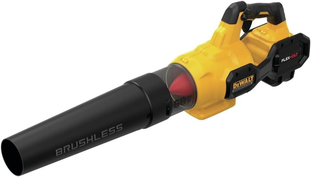 DEWALT 60V MAX* FLEXVOLT Leaf Blower, Cordless, Handheld, 125-MPH, 600-CFM, Tool Only (DCBL772B)